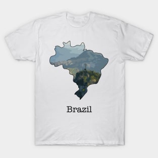 Brazil Map T-Shirt